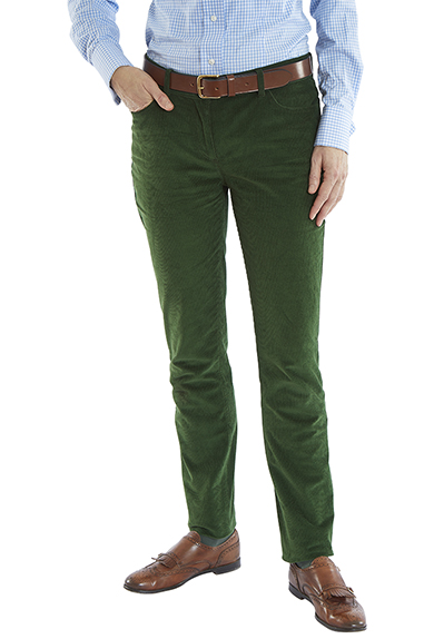 Heavyweight Corduroy Trousers Olive Green – BENEVENTO